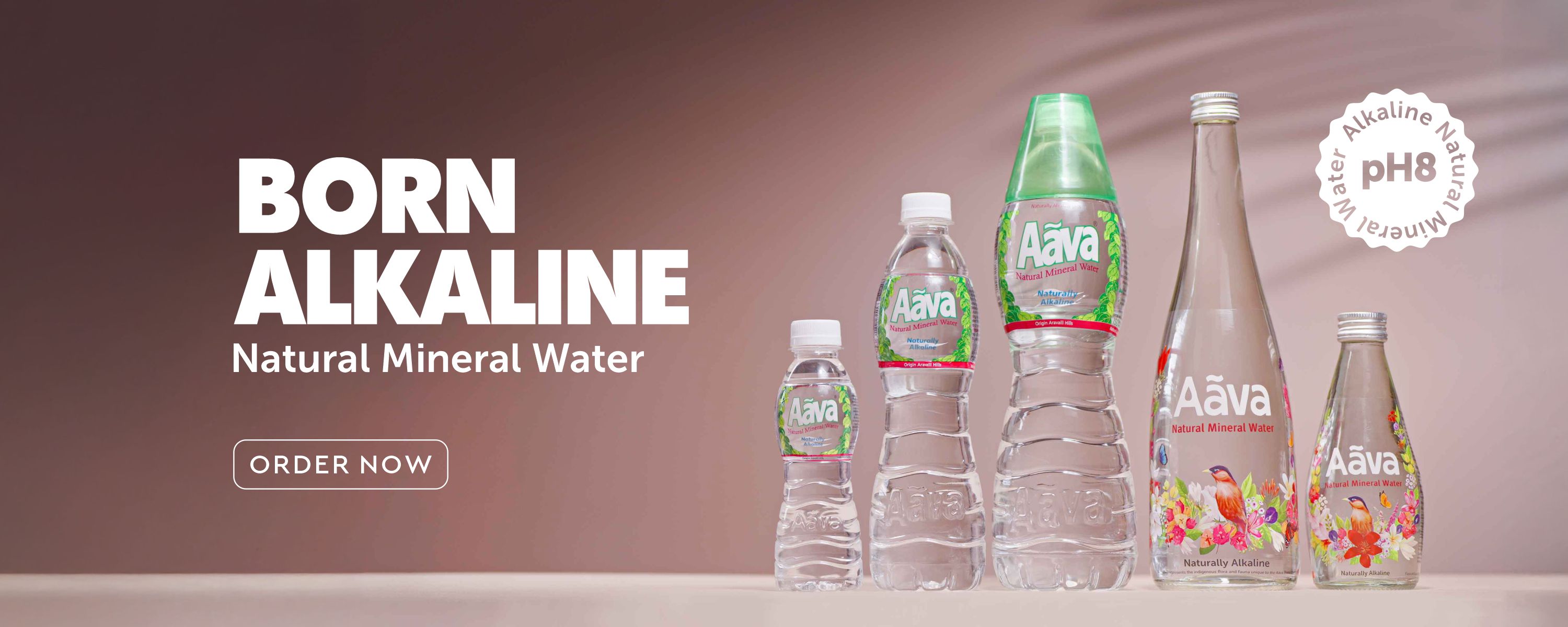 order aava natural mineral water online in india. Best alkaline mineral water.